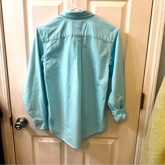 Ralph lauren Polo iconic Oxford Button Down shirt in  Agean Blue EUC - Picture 5 of 14